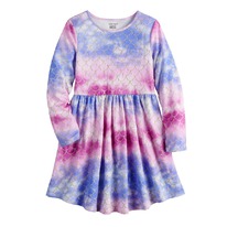 kohls Toddler Boy Jumping Beans Long Sleeve Skater Dress MERMAID PURPLE