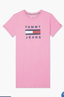 TH JEANS T-SHIRT DRESS Madeleine Rose