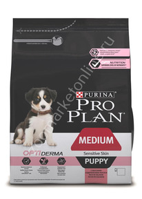 ���� ��� ������ ProPlan Medium Puppy Sensitive Skin ��� ������� ����� c ��������