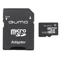 ����� ����-������ MicroSD 32 �� Qumo +SD ������� (class 10) UHS-1