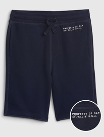 GAP Kids Pull-On Fleece Shorts Color: Tapestry Navy