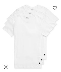 Macys Mens Slim Fit Crewneck Undershirt, 3-Pack white ���