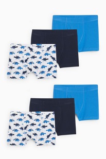CA Multipack 6er - Dino - Boxershorts blau
