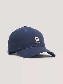TomH Monogram Logo Baseball Cap Sky Captain