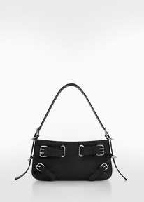 mangooutlet Schultertasche mit Schnallen