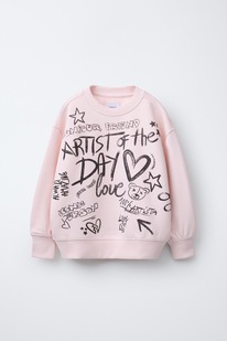 zara GRAFFITI HOODIE