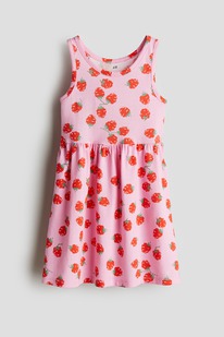 hm Gemustertes Baumwollkleid