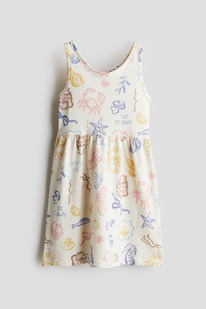 hm Gemustertes Baumwollkleid