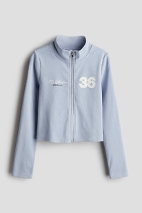 hm Jerseyjacke mit Motivdetail