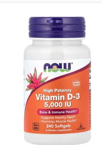 NOW Foods,  D3,  , 125  (5000 ), 240  