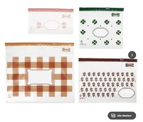 ikea KSSEBR Beutel, wiederverschliebar, verschiedene Muster