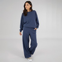 Mandmdirect Board Angels Womens Oversized Sweatshirt And Open Hem Joggers Washed