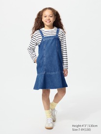 uniqlo Latzkleid (Jeans)