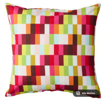 ikea LVNATURSKOG Kissenbezug, bunt, 50x50 cm