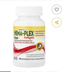 NaturesPlus, Hema-Plex�, ������, 60 ������ �������� ��������