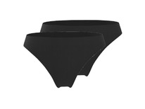 lidl Damen Gerippte Minislips, 2 Stück