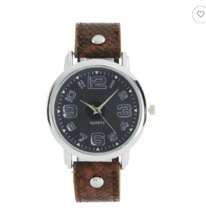 christmann Heine Armbanduhr, braun